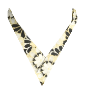 【半衿】乙女菊　黒/白