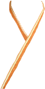 【重ね衿】小桜に友禅　ｵﾚﾝｼﾞ_1038