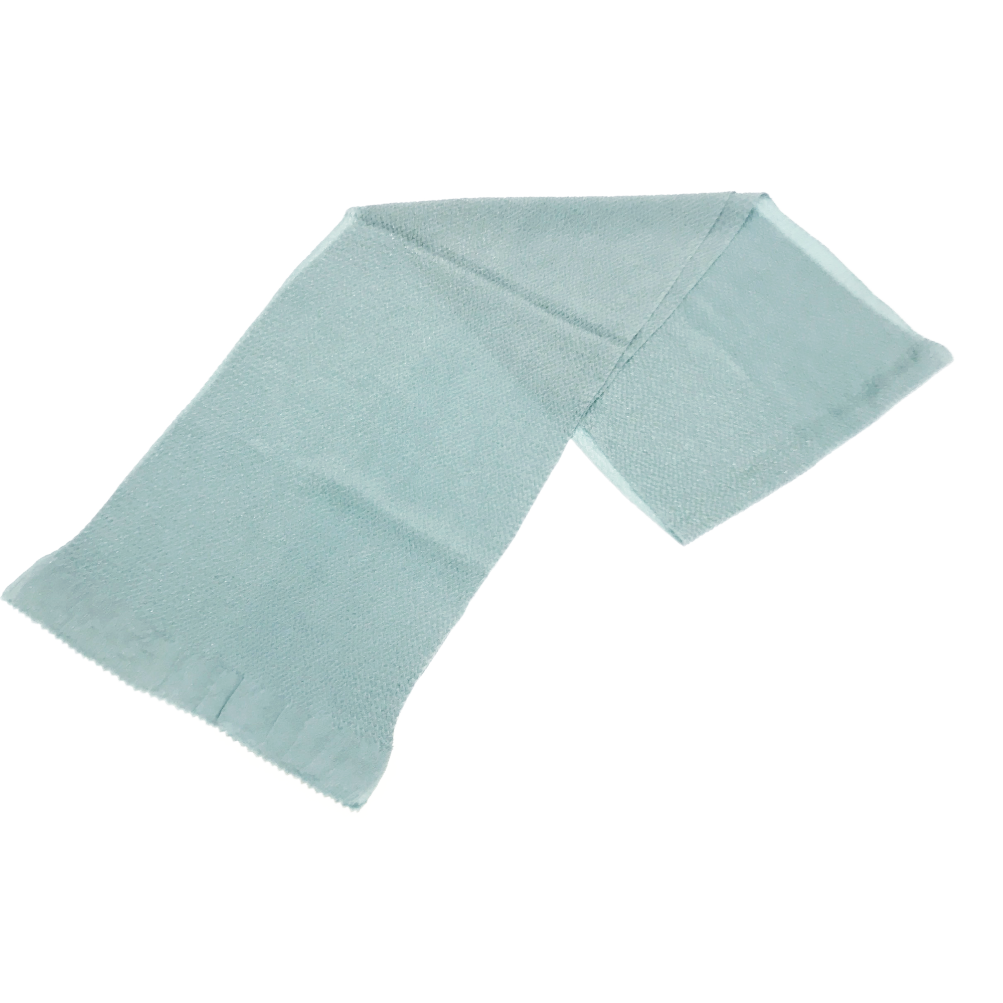 【帯揚】半銀うずら　青