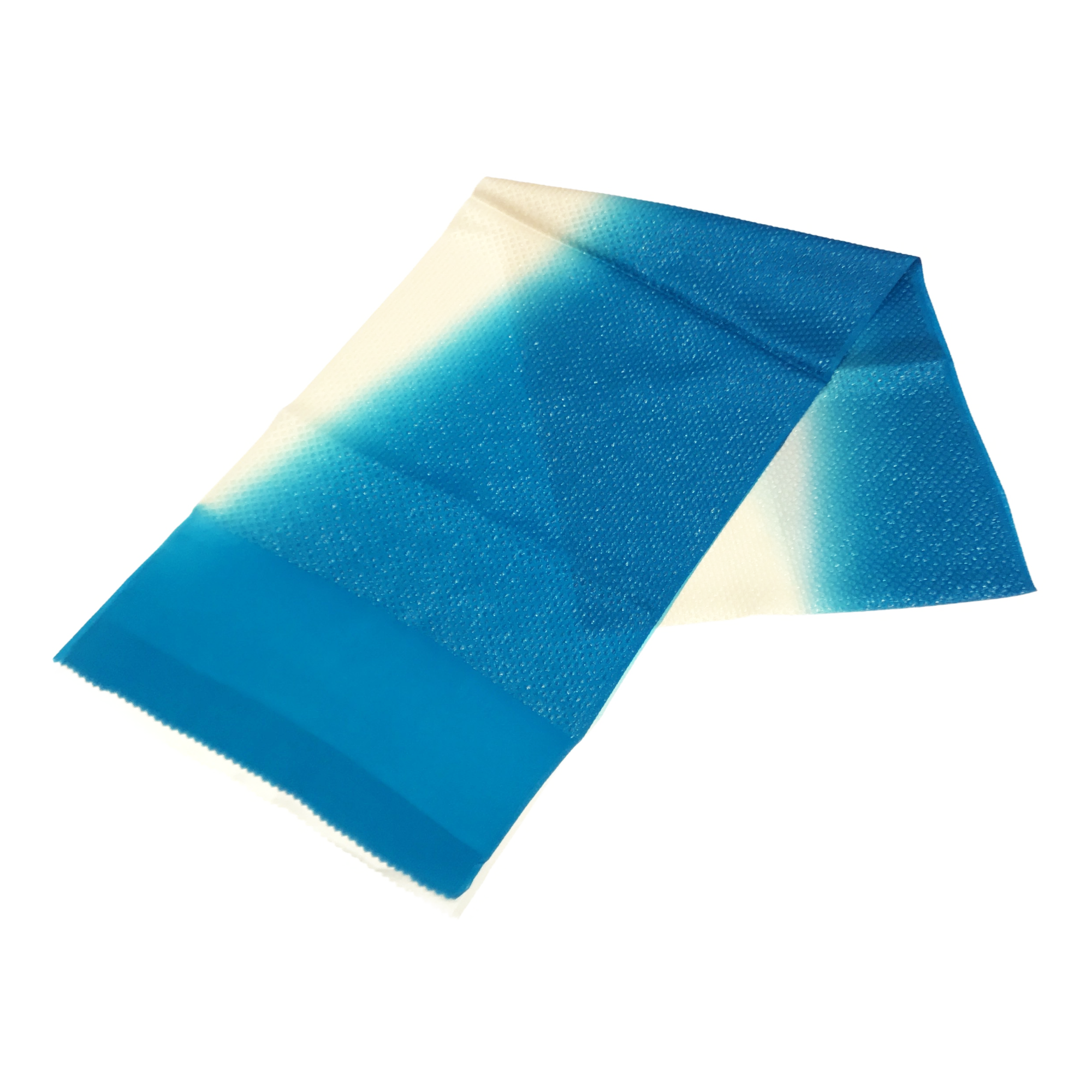 【帯揚】ﾎﾞｶｼ　青白