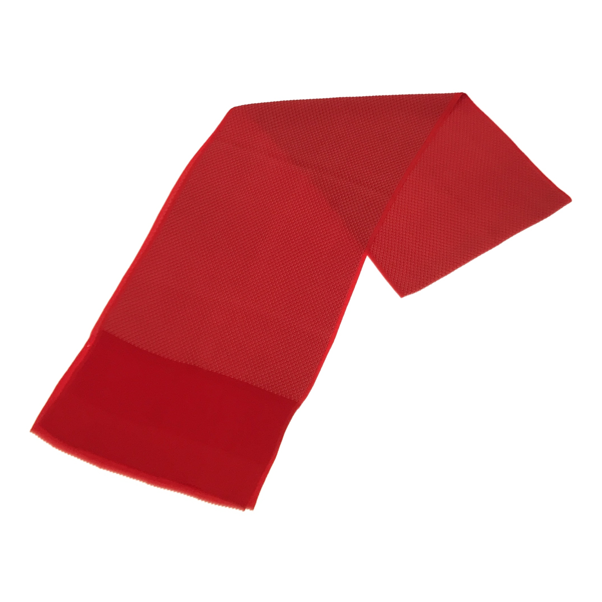 【帯揚】絞り風疋田　赤