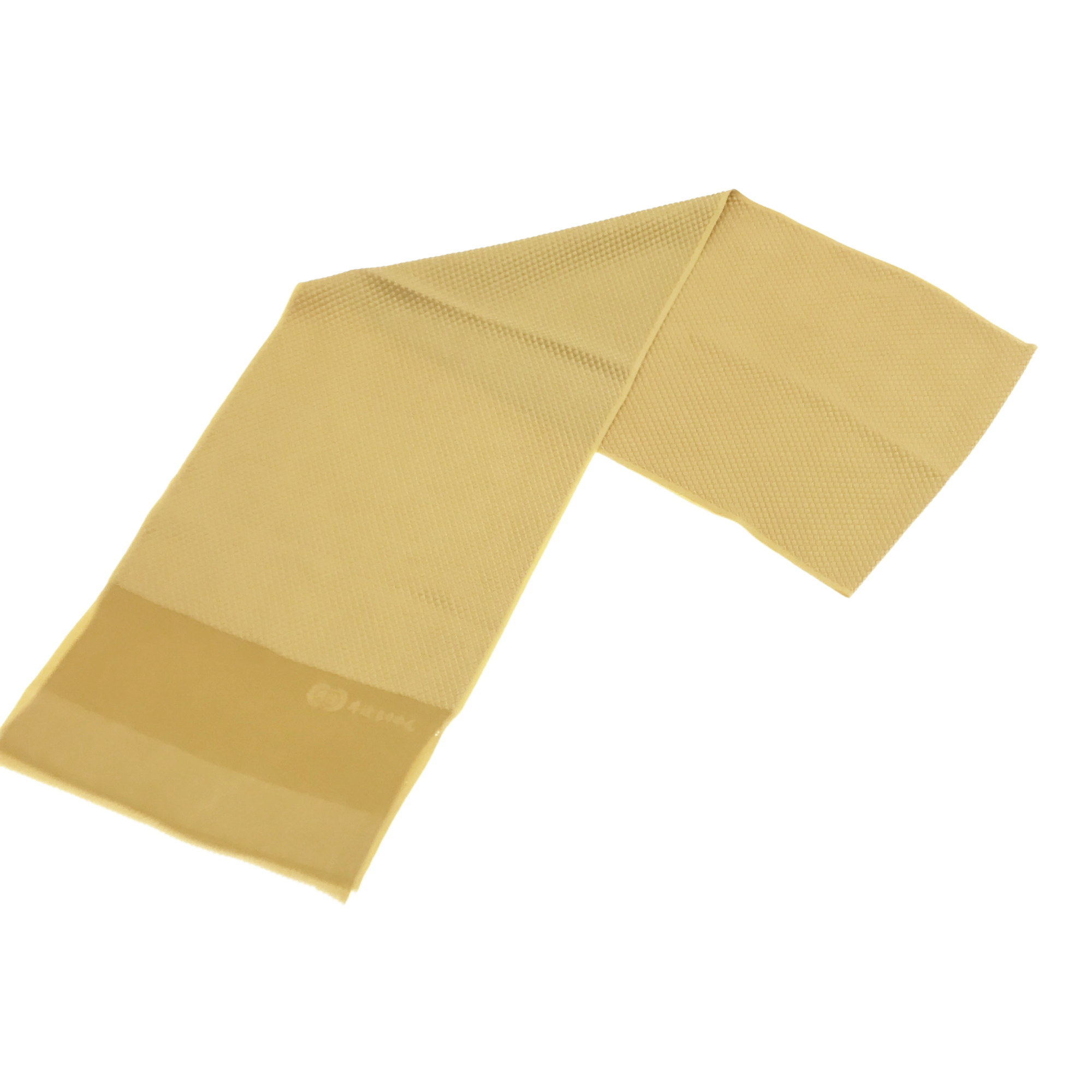 【帯揚】絞り風疋田　からし